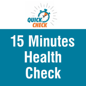 15 minutes health check